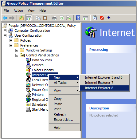 How to enable Group Policy Preferences support for IE9