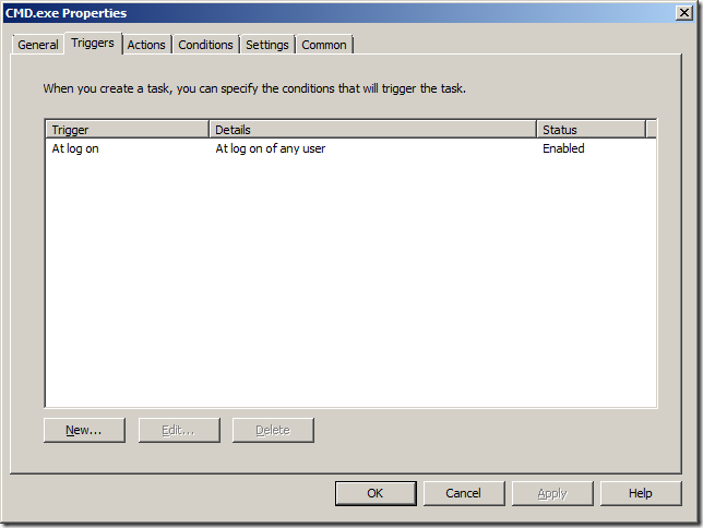 Image 3: Configured Trigger