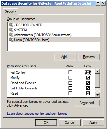 bypass usb block group policy