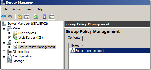 group policy management console with service pack 1