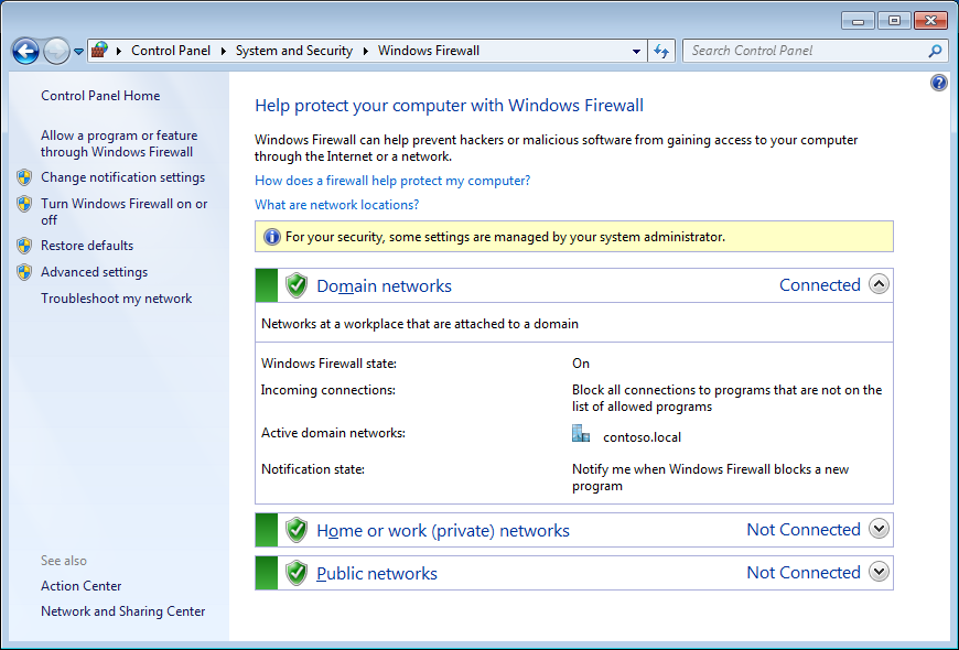 Windows não consegue exibir a configuração de firewall do Windows