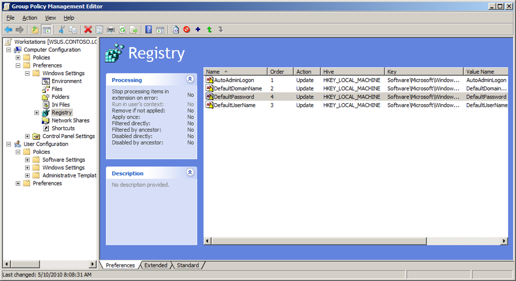 Limit local account use blank passwords to console logon only and from. Gpedit Blank Passswords - How To Use Group Policy Preference Enable Auto Logon