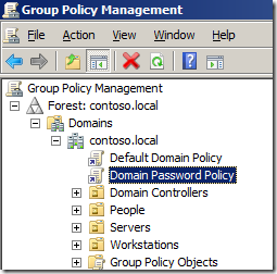 set up a new password policy set up a new password policy