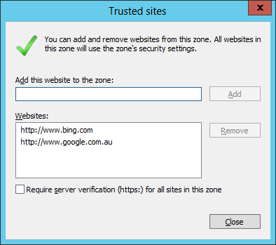 group policy site to zone assignment list wildcard