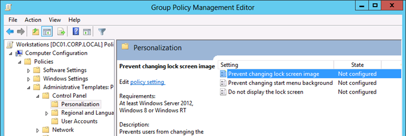 Featured image of post Change Lock Screen Wallpaper Windows 10 Gpo : Use cmd or powershell, gpo or sccm or i already had desktop wallpapers set to a custom business image and now have custom lock i can see that after the script has ran that checking lock screen settings there is no picture selected.