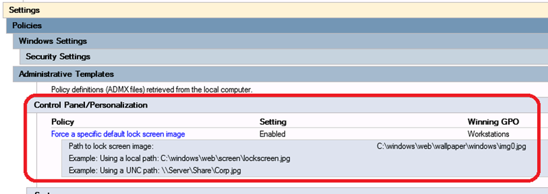 How to use Group Policy to change the Default Lock Screen image in